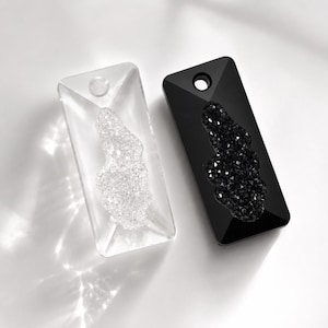 36mm Growing Rocks Crystal Pendant Large Rectangle 6925 Crystals by Swarovski® 1 Piece (F061)