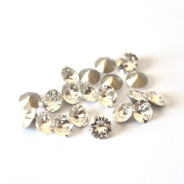 Crystal Clear 29ss 1088  Chatons 6mm Barton Crystal - Multiple Pack Sizes Available