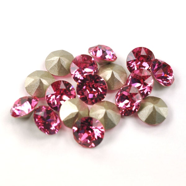 Rose 39ss 1088 Chatons 8mm Barton Crystals - Multiple Pack Sizes Available