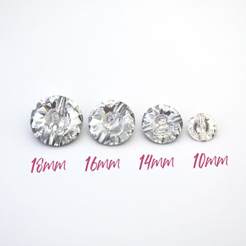 Crystal Buttons - Etsy