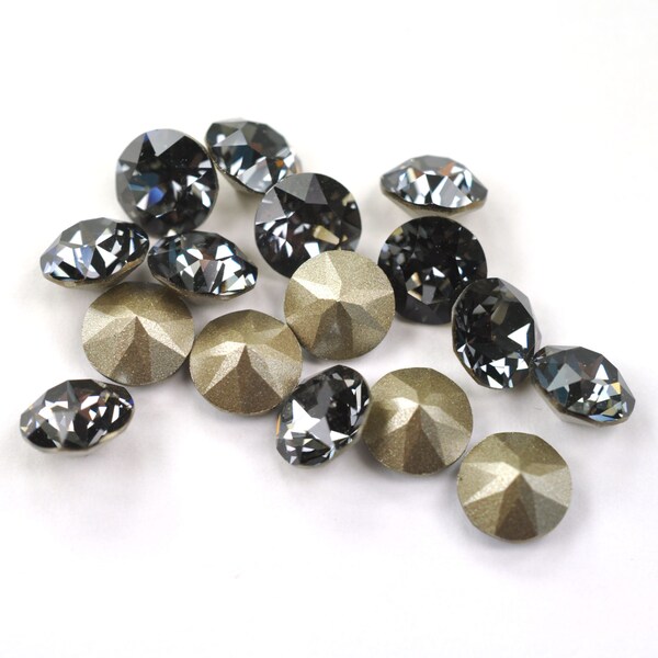 Silver Night 39ss 1088 Chatons 8mm Barton Crystals - Multiple Pack Sizes Available