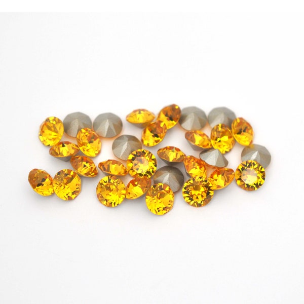 Sunflower 39ss 1088 Chatons 8mm Barton Crystals - Multiple Pack Sizes Available