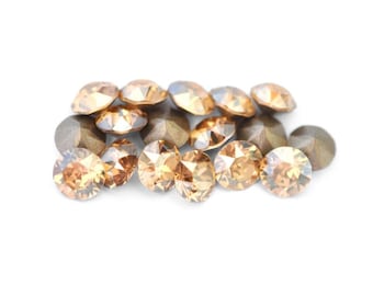 Golden Shadow 29ss 1088 Round Crystals by Swarovski® 6mm Pointed
