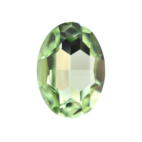 30x22mm Chrysolite Oval 4127 Crystals by Swarovski® - 1 Piece - Etsy
