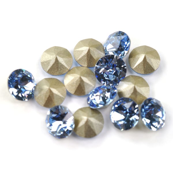 Light Sapphire 39ss 1088 Chatons 8mm Barton Crystals - Multiple Pack Sizes Available