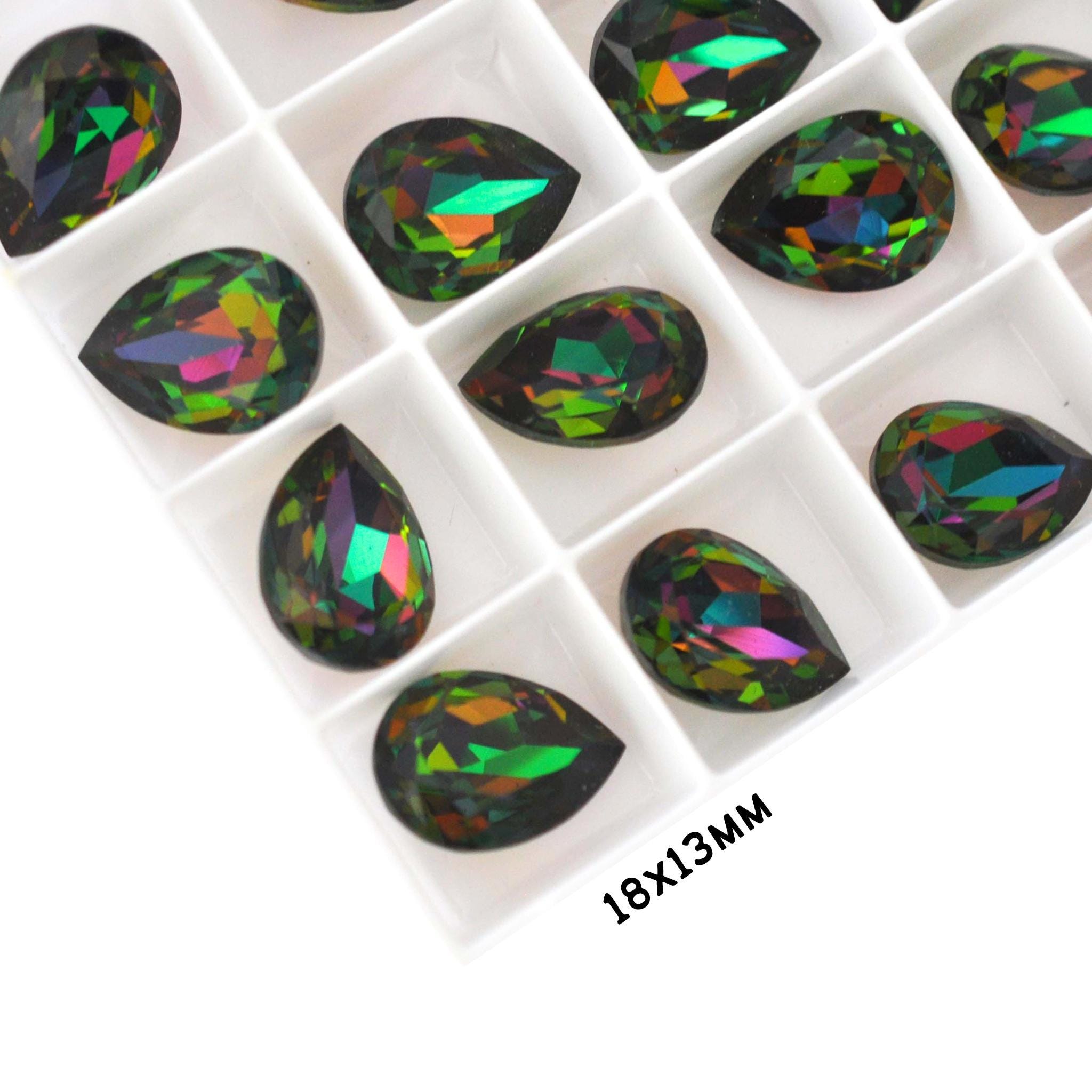 クリソライト エレクトラ 18 x 13 mm ペアシェイプ 4320