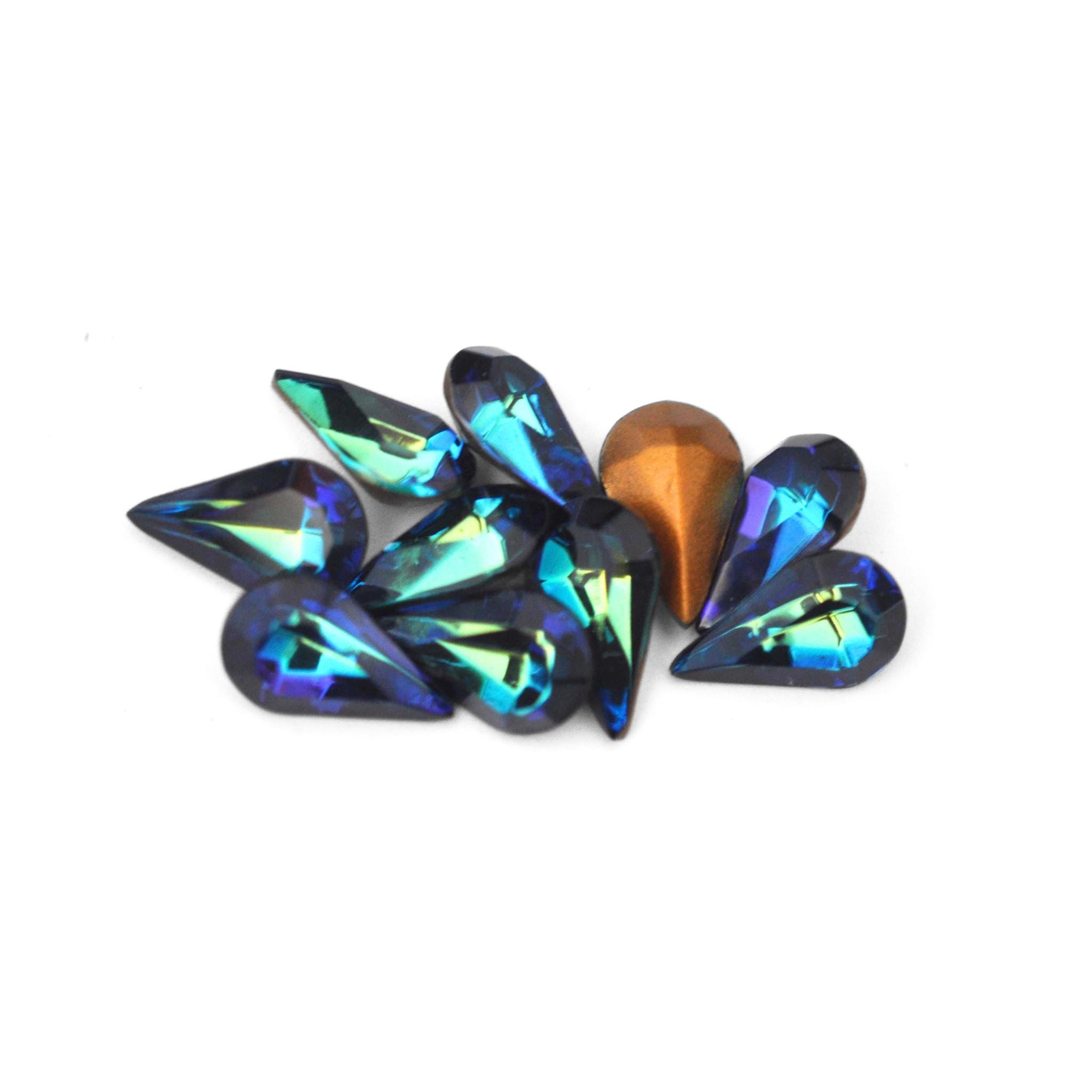 13x7.8 mm ペアシェイプ 4328、4300 個のバートンクリスタル