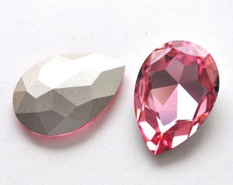 ライトローズ 30 x 20 mm ペアシェイプ 4327 スワロフスキー