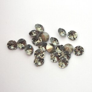 Black Diamond 29ss 1088 Chatons 6 mm Barton Crystal - meerdere verpakkingsgrootten beschikbaar