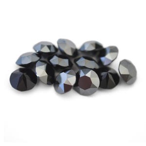 Jet Hematite 39ss 1088 Barton Crystal, Made in Austria, Highest Quality Round Rhinestone Chatons Pointed Back, 8mm Cup Chain