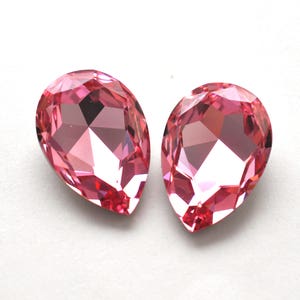 Light Pearstone Light Rose 30x20mm Pear Shape 4327 Crystals by Swarovski® - 1 Piece - Etsy