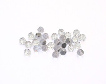 Crystal Clear 6mm Disco Ball Crystal - 4861 Barton Crystal - Fireball, Multifaceted, Disco Ball, Nail Art - Multiple Pack Sizes