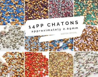 20PP Tiny 2.65MM Round Crystals by Swarovski® Chaton Rhinestones