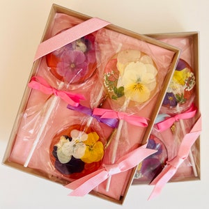 Edible flower Lollipop Gift Sampler