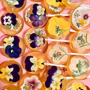 Edible Flower Lollipops image 6