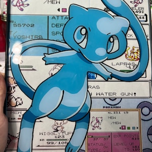 Shiny Mew - Glass Painting