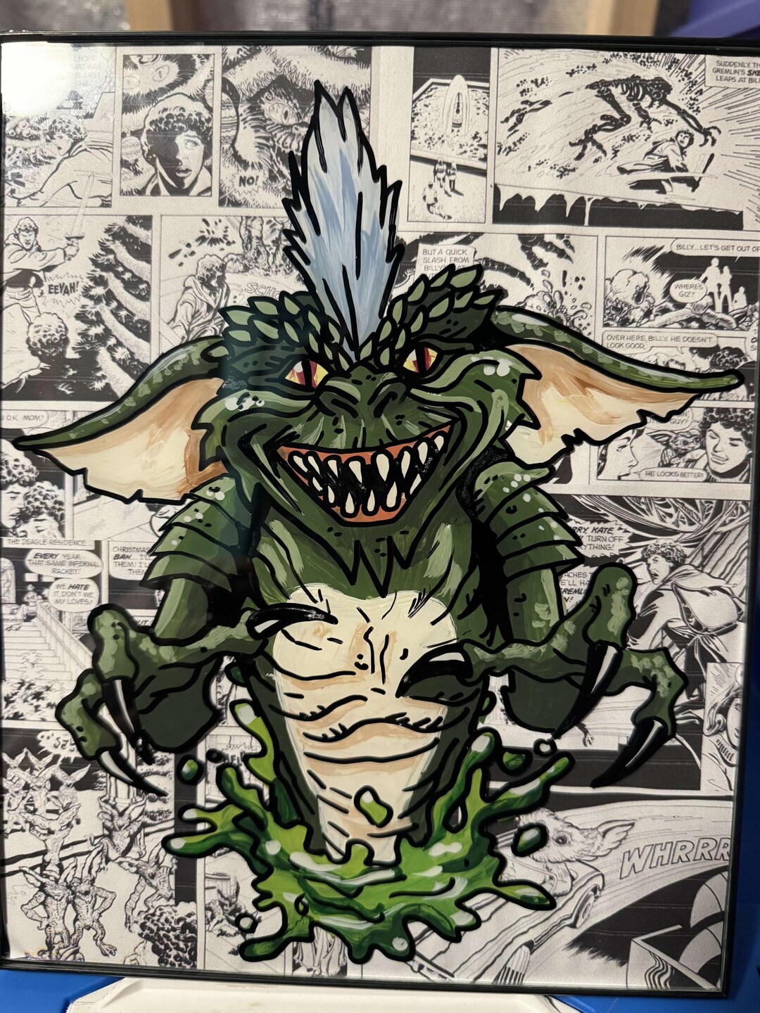 Gremlins - Gremlin Glass Painting - Etsy