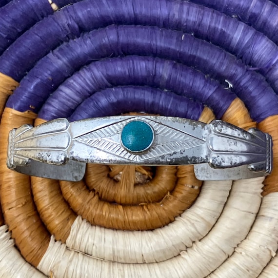 Navajo Vintage Turquoise Cuff Bracelet