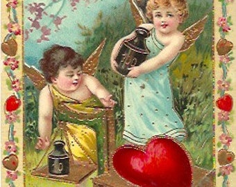 Vintage Valentine Postcard