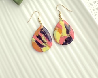 Clay Summer Earrings, Mothers Day gift, Gift for Mom