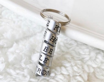 Sobriety Keychain, Sobriety Gift, Don’t Let The Hard Days Win Keychain, Inspirational Key Chain, Personalized Keychain, Custom Keychain