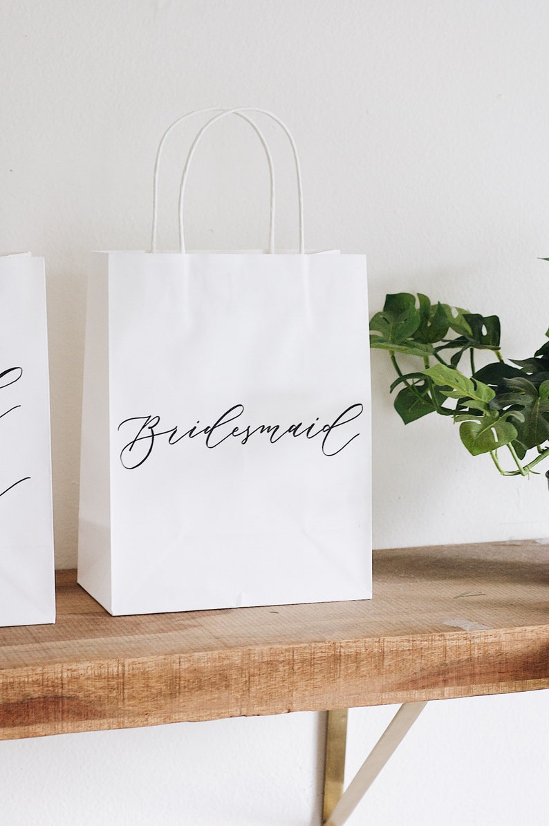 Custom Wedding Gift Bag Bridesmaid Gift Bridesmaid - Etsy
