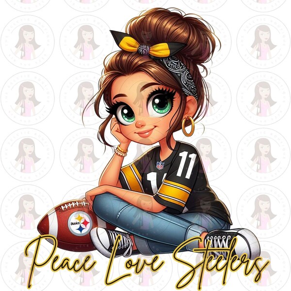 Steelers Girl Svg - Etsy