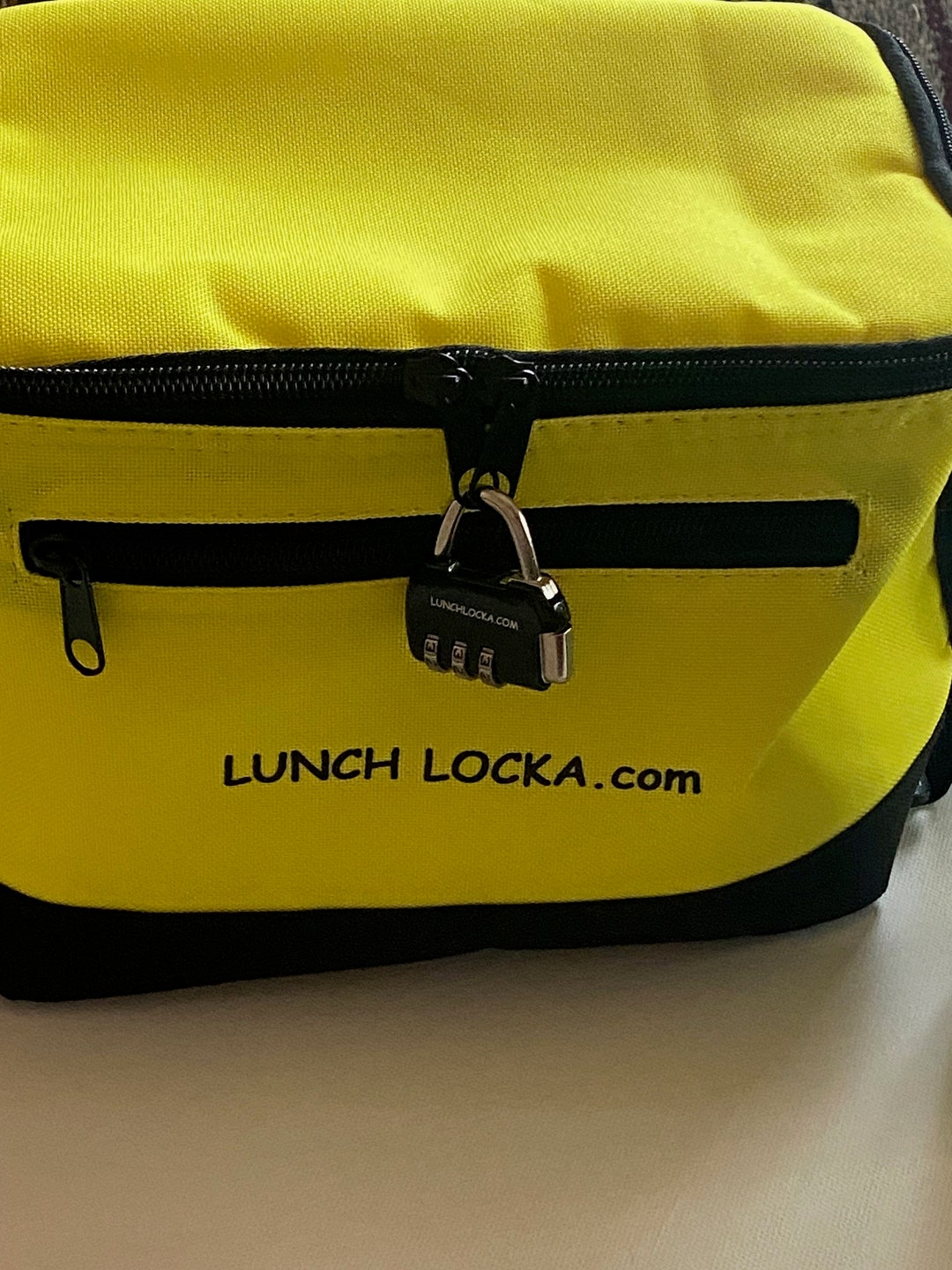 Canvas Locking Lunch Bag With NEW AND IMPROVED Lock Etsy