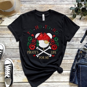 Custom Disney Cruise Line Christmas Shirt, Custom Disney Shirt For Women, Disney Glitter Shirt, Pirate Night Shirt
