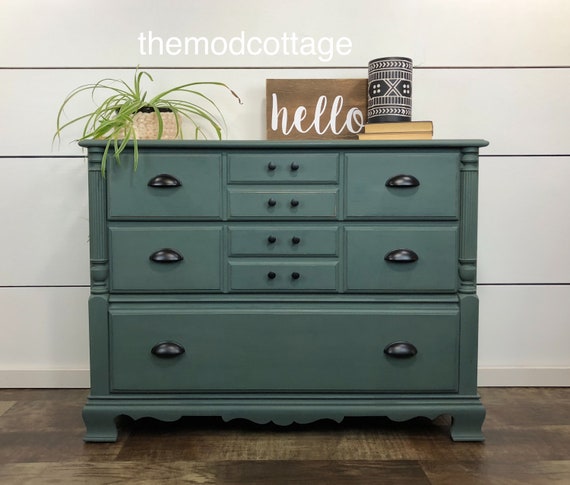 Soldbeautiful Green Dresser Etsy
