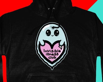 Invisible Illness Club Hoodie - Spoonie Shirt - Spoonie Gift - Chronic Illness Gift - Hidden Disability - Mental Health Gift