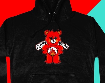 Flare Bear Hoodie - Spoonie Gift - Chronic Illness Gift - Invisible Illness - Spoonie Shirt - Hidden Disability - Flare Up