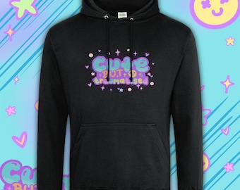 Cute But Traumatised Hoodie - PTSD - Mental Health Journey - Healing - Invisible Illness