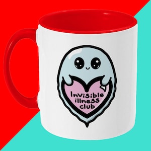 Invisible Illness Club Mug - Spoonie Mug - Chronic Illness Gift - Gift for Her - Cute Gifts - Mental Health Awareness - Hidden Disability