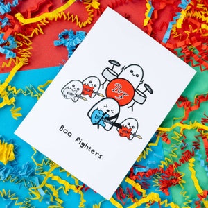 Boo Fighters Birthday Card - Funny Birthday Card for Him - Birthday ...