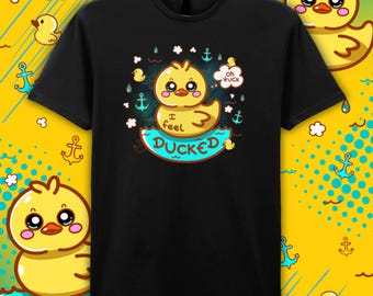I Feel Ducked T-Shirt - Chronic Pain - Hidden Disability - Invisible Illness - Mental Health