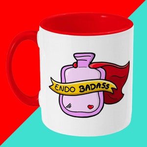 Endo Badass Mug - Endometriosis - Spoonie Gift - Chronic Illness Gift - Awareness - Chronic Fatigue - Hidden Disability - Invisible Illness