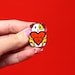 Cute guinea pig pin - hard enamel - positive pin - lapel pin - motivational pin - send a hug 