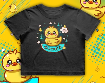 I Feel Ducked Crop Tee - Chronic Pain - Invisible Illness - Hidden Disability - Mental Health - Recovery