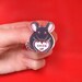 Chin up pin - Chinchilla hard enamel pin - positive pin - pins - chinchilla badge - chinchilla brooch - cute pin 
