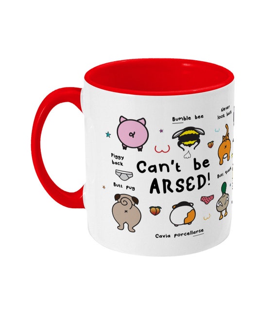 Can't Be Arsed Mug Funny Mug Gift for Him Gift for Etsy UK