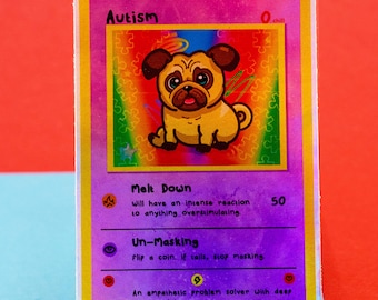 Neurologisch abweichender Autismus Sticker: Sammelkarten