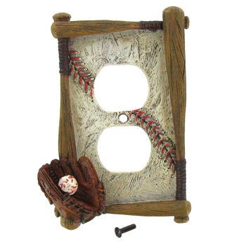 El centro de béisbol cubre la decoración del hogar para la | Etsy