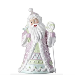 Regency 18&quot; Resin Candylicious Santa with Lollipop Christmas Home Decoration