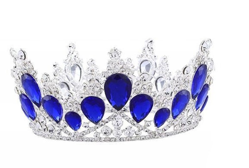 Red Wedding Tiara Rhinestone Sweet Sixteen Mis Quince Crown Etsy