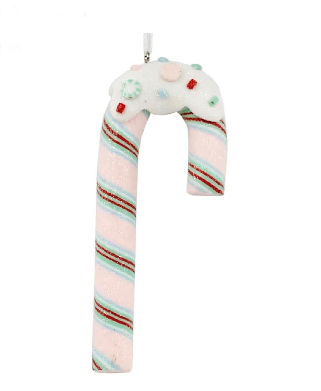 Pastel Candy Cane Christmas Ornament Decoration Great for Wreaths ...