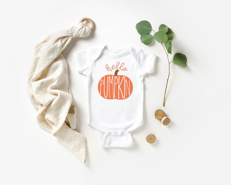 Hello Pumpkin Baby Bodysuit
