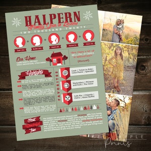 Family "Silhouette" Card | Infographic