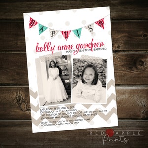 HOLLY | LDS Baptism Announcement