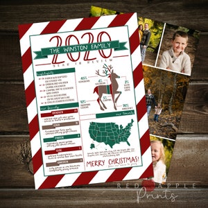 Infographic Christmas Card | Portrait Orientation